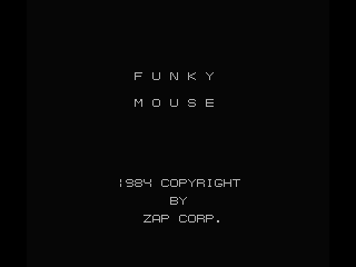 Funky Mouse box art for MSX